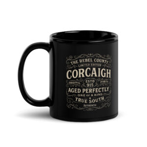 Corcaigh Vintage (Black Mug)