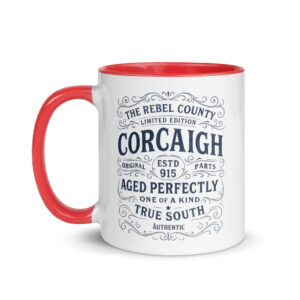 Corcaigh Vintage (White Mug with Red Inside)
