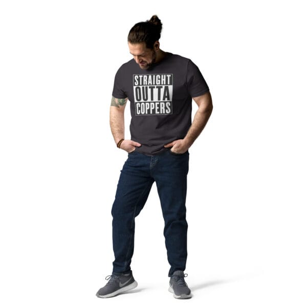 Funny Irish Night Out T-Shirt – Straight Outta Coppers Tee - Image 3