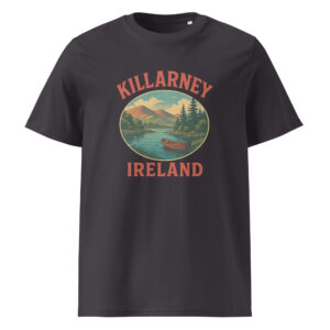 Killarney Ireland t-shirt with retro scenic travel design