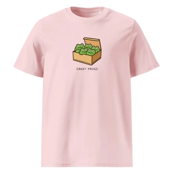 Funny Irish t-shirt mad as a box of frogs – cartoon frog design