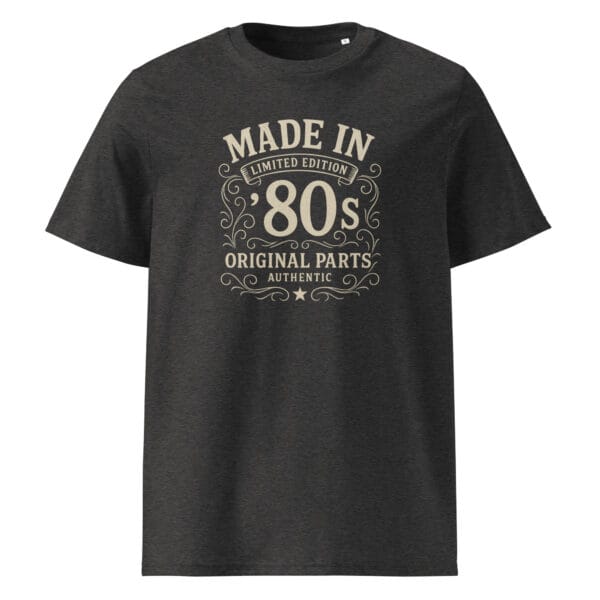 1980s birthday t-shirt with vintage made in the 80s graphic