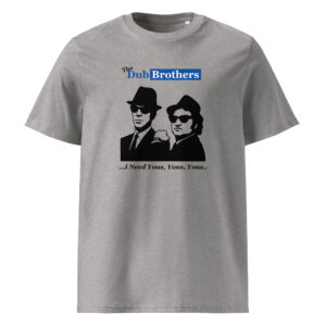 Funny Dublin t-shirt featuring Blues Brothers parody and “Dub Brothers” text