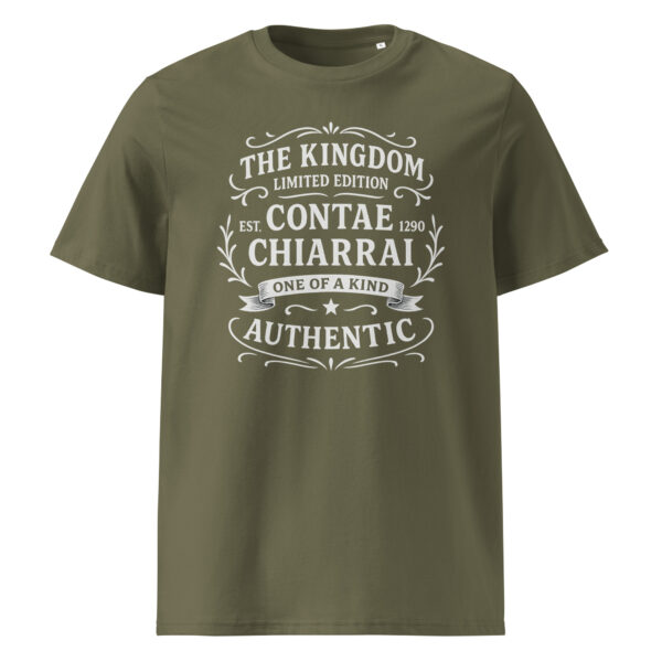 Kerry county t-shirt with Contae Chiarraí vintage heritage print