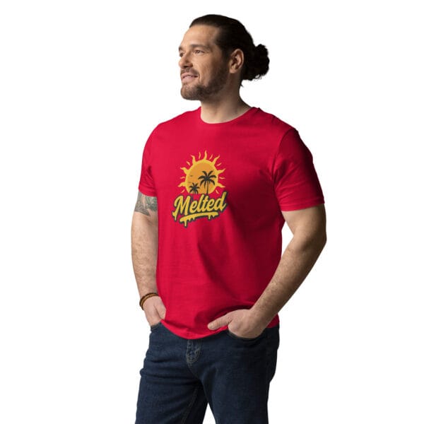 Funny Festival T-Shirt – Melted Sun Graphic Tee - Image 3
