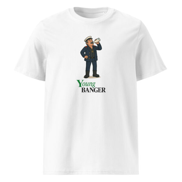 young banger t-shirt featuring Pat Mustard from Father Ted