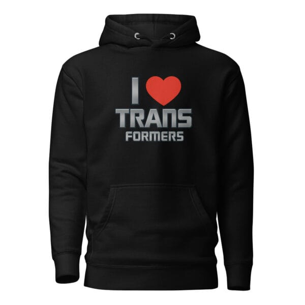 I Love Transformers Unisex Hoodie - Image 2