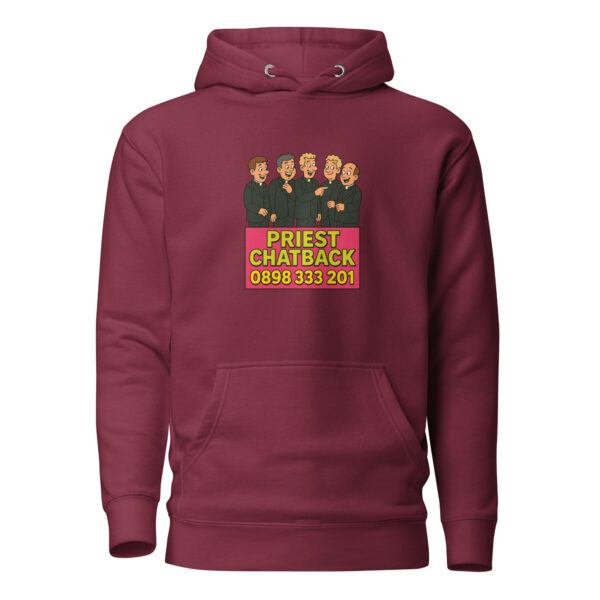 Priest Chatback Unisex Hoodie - Image 3