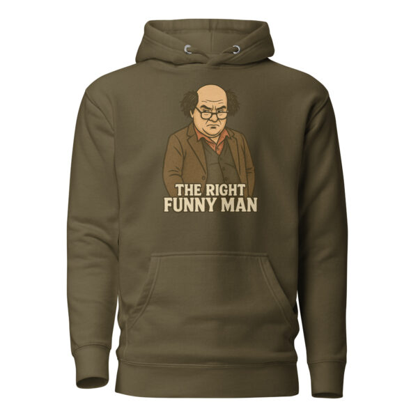 The Right Funny Man Unisex Hoodie - Image 8