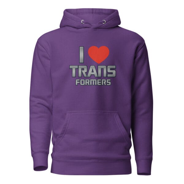 I Love Transformers Unisex Hoodie - Image 7