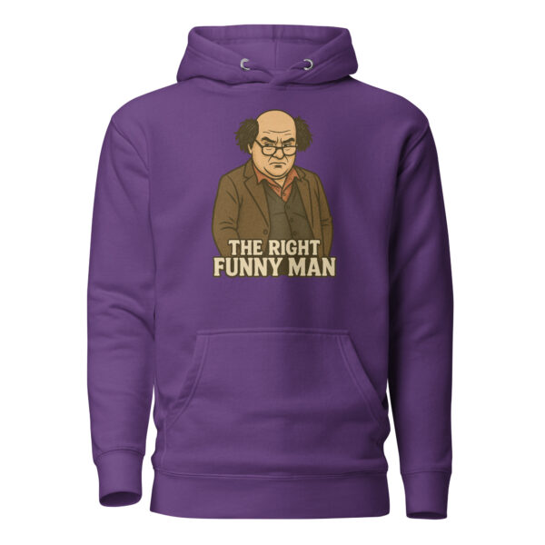 The Right Funny Man Unisex Hoodie - Image 6