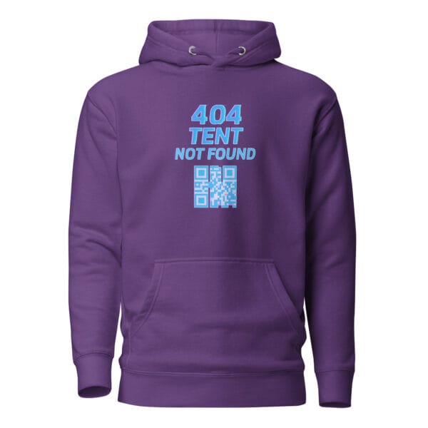 404 Tent Unisex Hoodie - Image 6