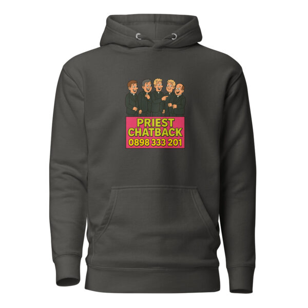 Priest Chatback Unisex Hoodie - Image 4
