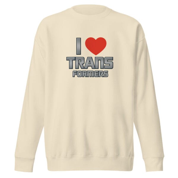 I Love Transformers Unisex Sweatshirt - Image 3