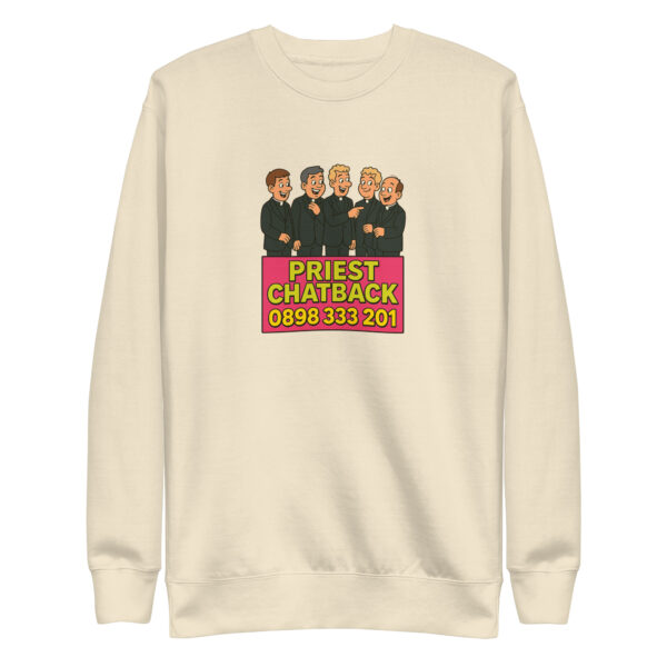 Priest Chatback Unisex Sweatshirt - Image 7