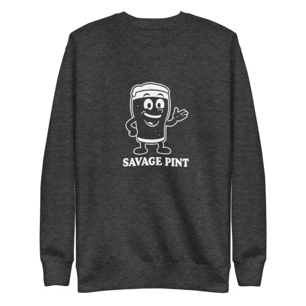 Savage Pint Unisex Sweatshirt - Image 3