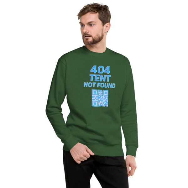404 Tent Unisex Sweatshirt - Image 6