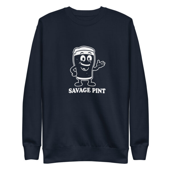 Savage Pint Unisex Sweatshirt - Image 2