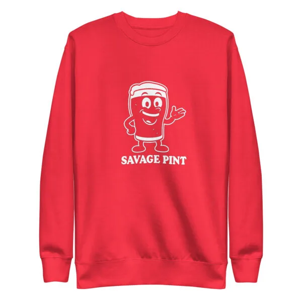 Savage Pint Unisex Sweatshirt - Image 7