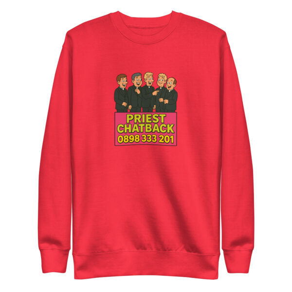 Priest Chatback Unisex Sweatshirt - Image 4