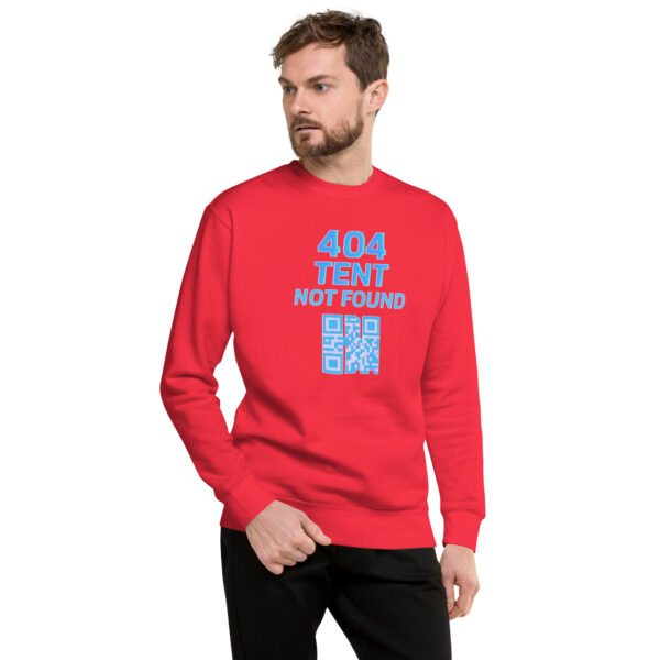 404 Tent Unisex Sweatshirt - Image 7