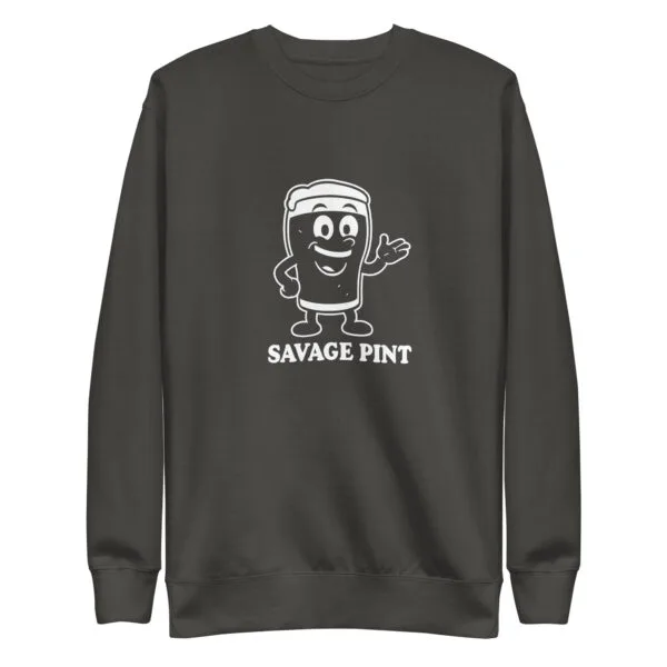Savage Pint Unisex Sweatshirt - Image 5