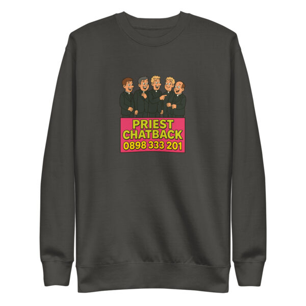 Priest Chatback Unisex Sweatshirt - Image 2