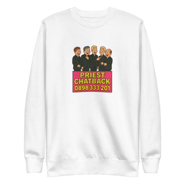 Priest Chatback Unisex Sweatshirt - Image 8