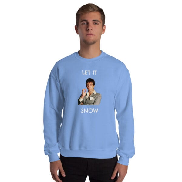 Let It Snow Jumper – Funny Dark Humour Christmas Sweatshirt (Unisex) - Image 9