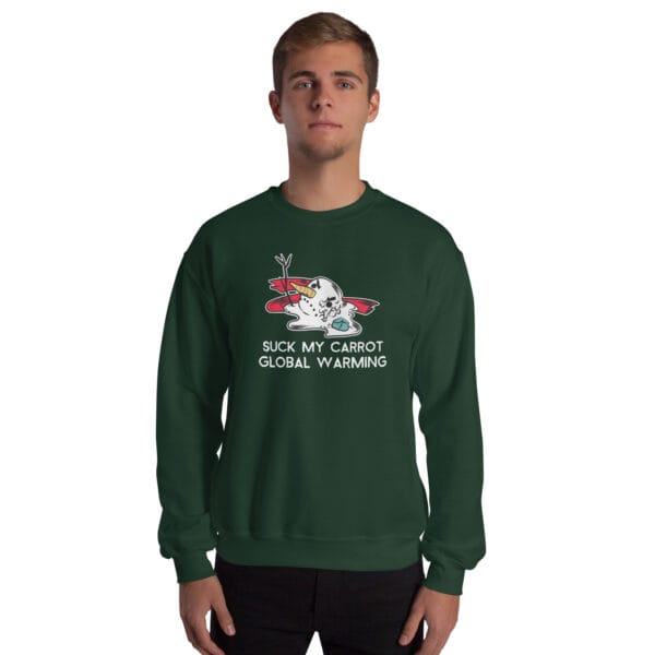 Suck My Carrot Jumper – Funny Anti-Global Warming Christmas Sweatshirt (Unisex) - Image 6