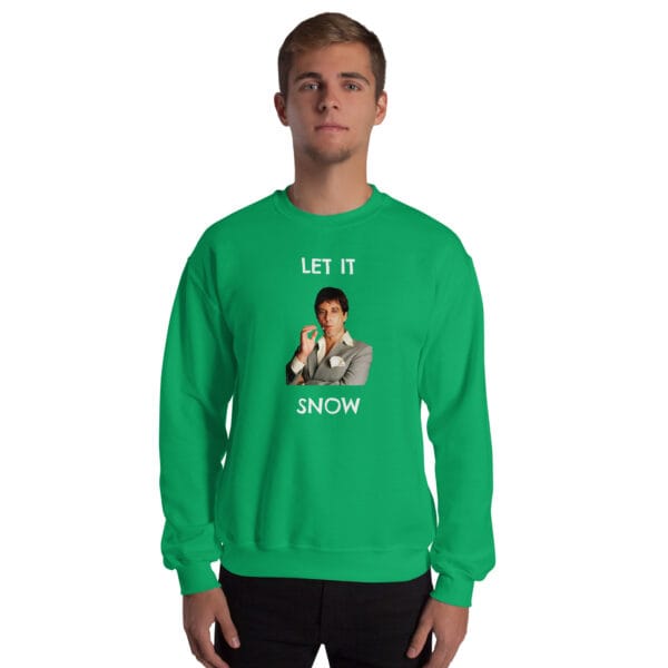 Let It Snow Jumper – Funny Dark Humour Christmas Sweatshirt (Unisex) - Image 8