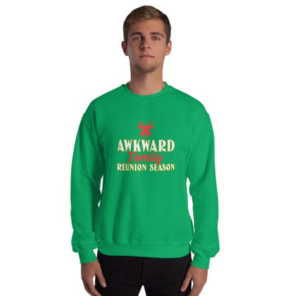 Awkward Family Reunion Season Jumper – Funny Unisex Christmas Sweatshirt - Image 11