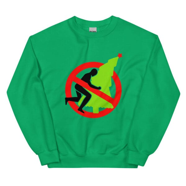 Funny “No Humping the Christmas Tree” Jumper | Adult Humor Xmas Sweater - Image 6