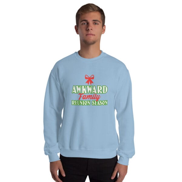Awkward Family Reunion Season Jumper – Funny Unisex Christmas Sweatshirt - Image 13