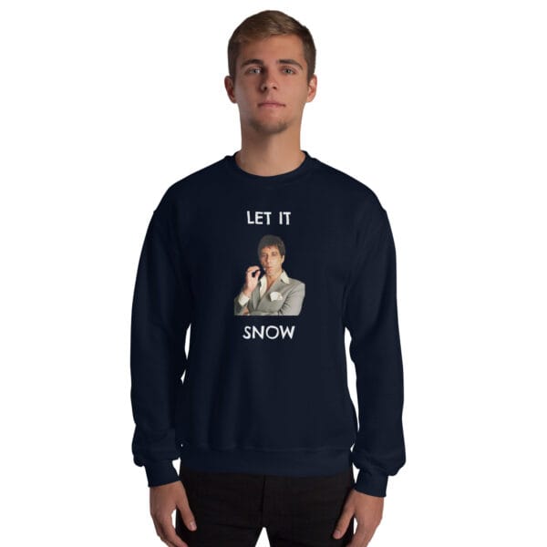 Let It Snow Jumper – Funny Dark Humour Christmas Sweatshirt (Unisex) - Image 6