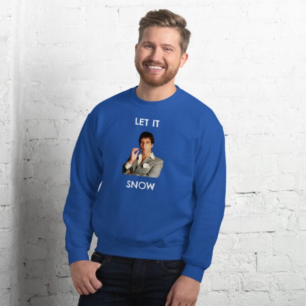 Let It Snow Jumper – Funny Dark Humour Christmas Sweatshirt (Unisex) - Image 5