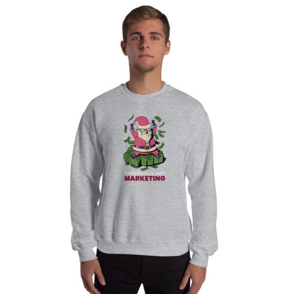 Christmas Is Just Marketing Jumper – Funny Unisex Anti-Holiday Sweatshir - Image 15