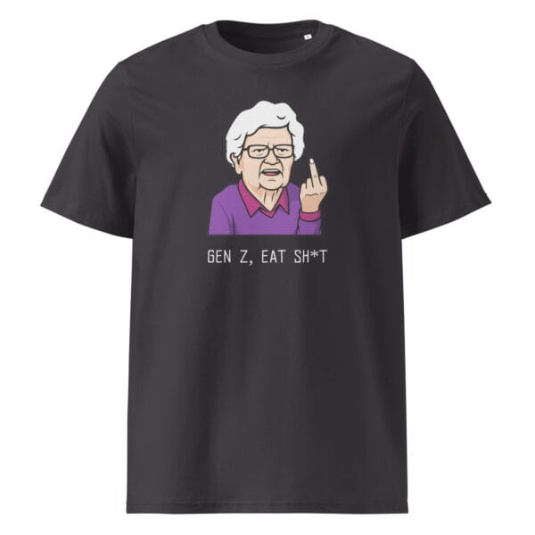 Gen Z Eat Sh*t T-Shirt – Funny Rude Cartoon Tee for Sarcastic Humor - Image 8