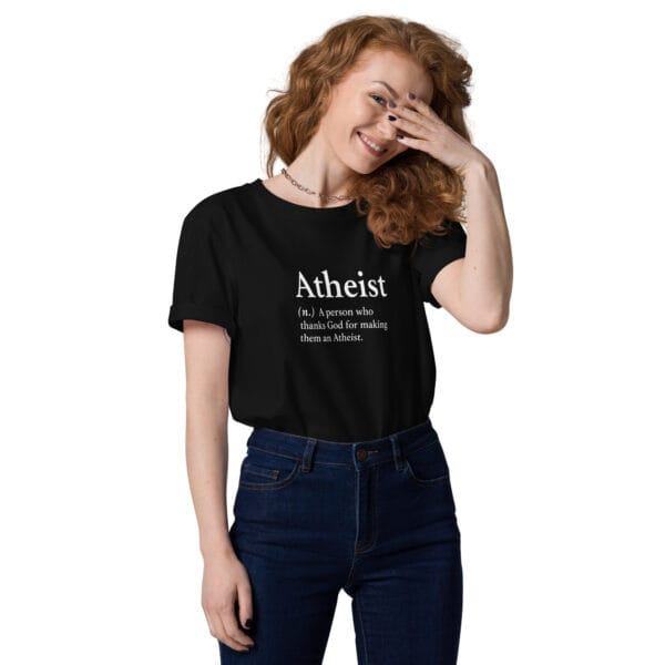 Atheist T-Shirt – Funny Definition Tee for Free Thinkers & Secular Humor - Image 2