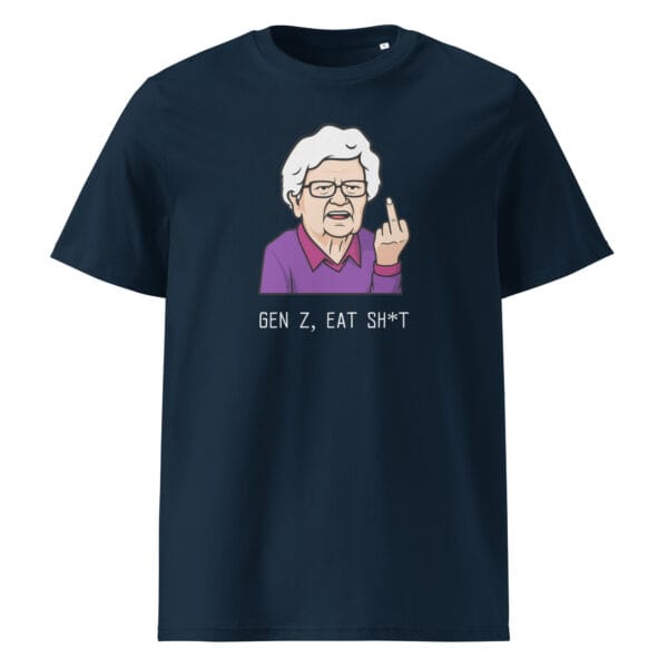 Gen Z Eat Sh*t T-Shirt – Funny Rude Cartoon Tee for Sarcastic Humor - Image 6