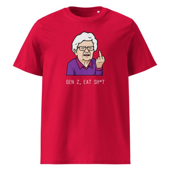 Gen Z Eat Sh*t T-Shirt – Funny Rude Cartoon Tee for Sarcastic Humor - Image 9